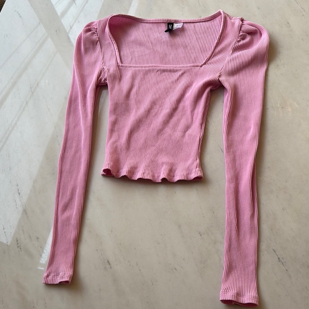 H&M Pink Long Sleeve Tee